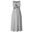 thumbnail image 4 of Cameland Robes de Mode pour Femmes Fête des Mères Été Décontracté Col Rond Sans Manches avec Poches Robe Longue de Plage, 4 of 4
