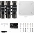 thumbnail image 7 of CZQ 3 Chamber Wall-Mounted Shower Dispenser No Drill Large Capacity Bathroom Organizer, 7 of 7