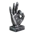 thumbnail image 2 of Hand Finger Gesture Desk Statues Fingers Sculpture Creative Home Living Room Cabinet Shelf Decoration -, 2 of 7