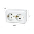 thumbnail image 2 of Prise switch Double Tête pour Maison Intelligente, Adaptateur Numériseur, 2 of 3