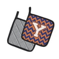 thumbnail image 2 of Carolines Treasures CJ1060-YPTHD Letter Y Chevron Blue and Orange 3 Pair of Pot Holders, 7.5HX7.5W, multicolor, 2 of 2