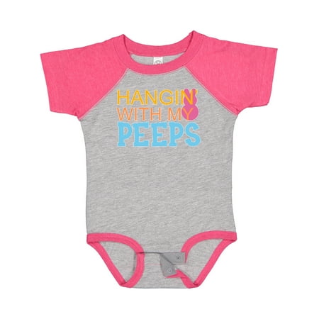 

Inktastic Hanging with My Peeps Gift Baby Boy or Baby Girl Bodysuit