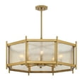 thumbnail image 5 of Warm Brass Eight Light Chandelier from the Jacobs Collection, 5 of 7