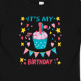 thumbnail image 4 of Inktastic Colorful Cupcake and Confetti Girls 1st Birthday Boys or Girls Baby T-Shirt, 4 of 5