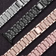 thumbnail image 2 of Pozyie for Apple Watch Band 38mm, Women's Rhinestone Stainless Steel Band with Sparkling Diamond Case, Compatible with iWatch SE Series, Rose Gold, 2 of 5