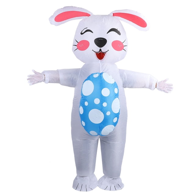Decoración inflable de Pascua, huevo que soporta el conejito impermeable para la fiesta de cosplay