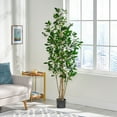 thumbnail image 4 of GDF Studio Atoka 6' x 2.5' Artificial Laurel Tree, Green, 4 of 4