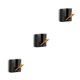 thumbnail image 1 of Bearachild Ganchos Sin perforación Perchero montado en la pared Llaves autoadhesivas Sombrero de aluminio Soporte para colgar Cocina Negro Oro 1 Type1 NO1, 1 of 6