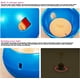 thumbnail image 2 of Juguete para gatos, bola interactiva electrónica, 3 en 1 con pluma, dispensador de alimentos y punto de luz roja, bola giratoria de 360 grados. (Azul) JFHHH pequeña, 2 of 4
