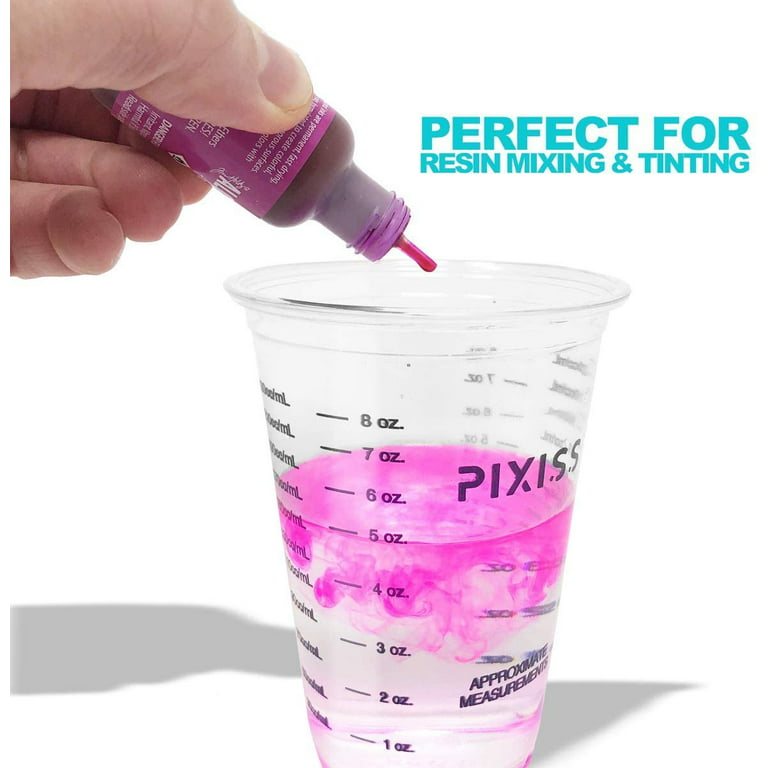 PIXISS Disposable Mixing & Measuring Cups - 10oz. – Pixiss