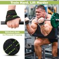 thumbnail image 5 of RDX Anti Slip Men Cotton Green Weight Lifting Straps, 5 of 8