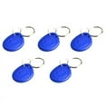 thumbnail image 1 of 5Pcs EM4100 Read Only EM4100 125Khz Card Proximity Token Keyfobs Blue, 1 of 5