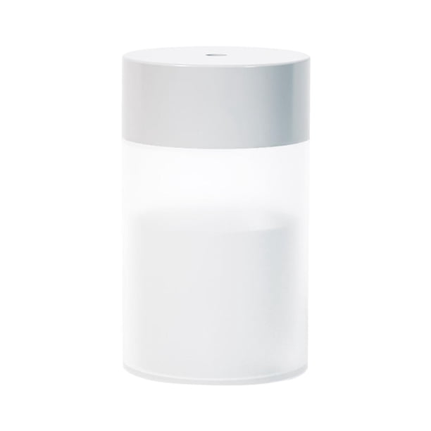 Humidificador de aire USB de 260 ml, difusor de aroma, vapor frío, escritorio, silencioso, cálido, luz nocturna blanco