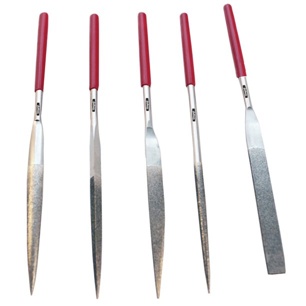 Diamond File Set 5 Pcs 8.5" (216 mm) Jewelry Filing Ceramics Tile Glass