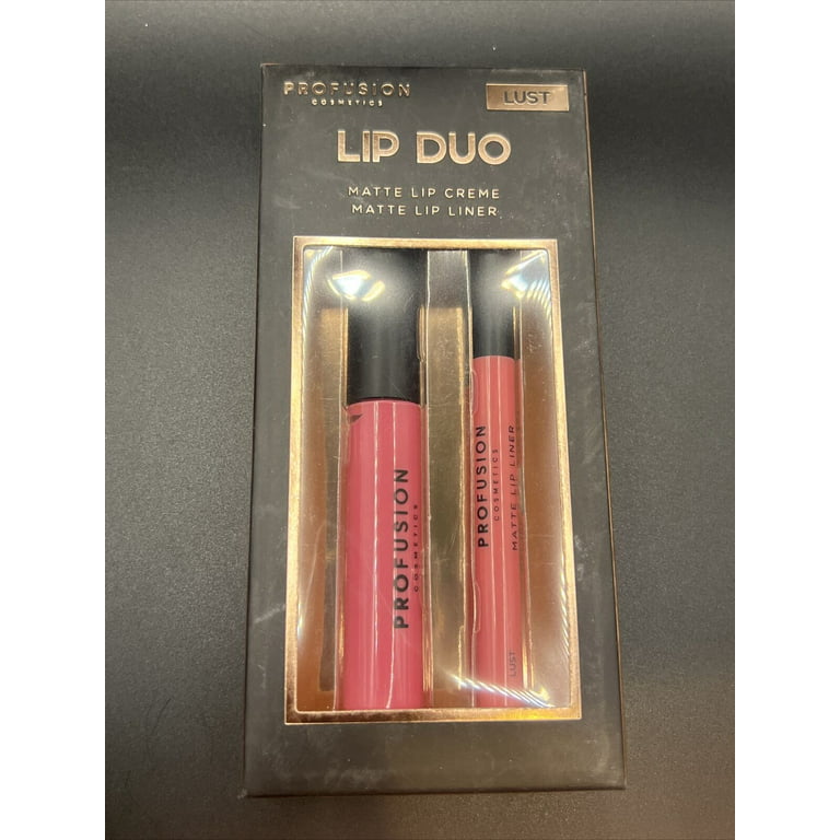 Profusion Cosmetics Lip Duo Soft Matte Lip Creme & Lip Liner Lust