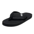 thumbnail image 1 of WOTTE Men's Classical Comfortable II Flip Flops All Black Size 13, 1 of 7
