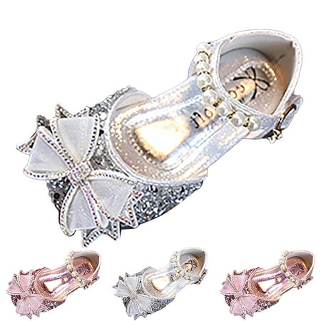 

eczipvz Girls Shoes Girls Shoes Flash Diamond Soft Sole Non Slip Sandals Jelly Dance Shoes Princess Shoes