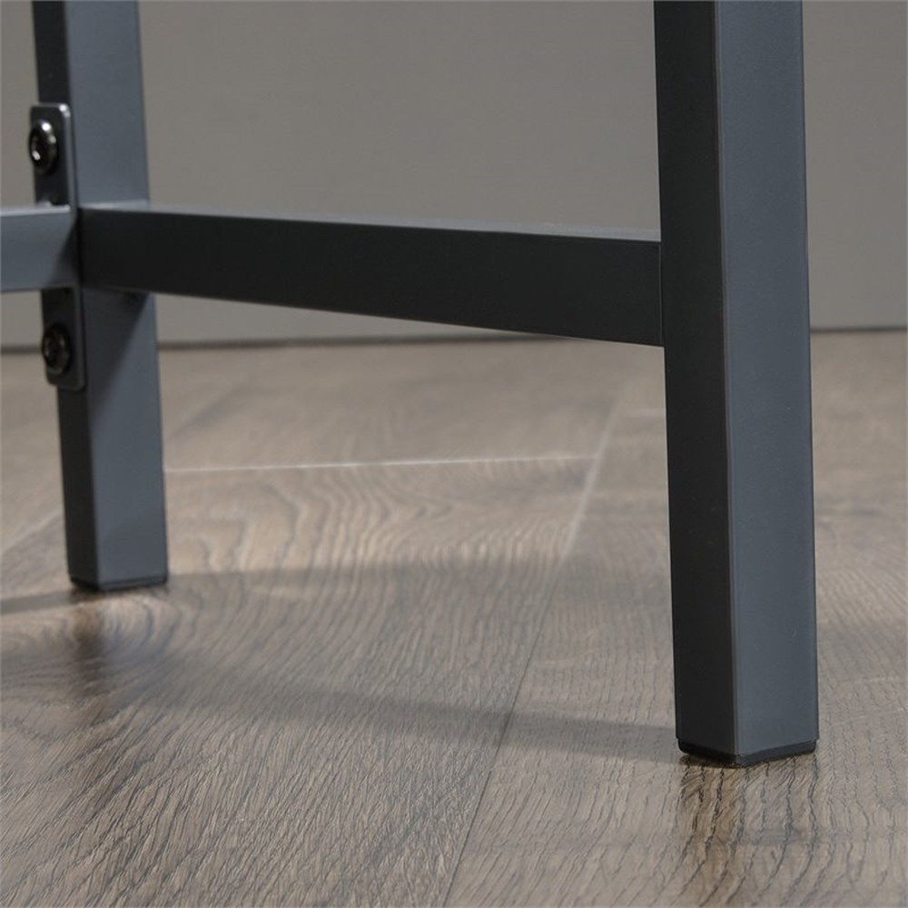Sauder North Avenue Narrow Metal Frame Console Table, Faux Concrete Finish
