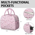 thumbnail image 6 of Lunch Bag Lunch Box for Women Reusable Insulated Lunch Bags,Water-Resistant Freshly Picked Strawberries Cooler Lunch Tote Bag, Large Capacity for Work Travel Picnic, 6 of 6