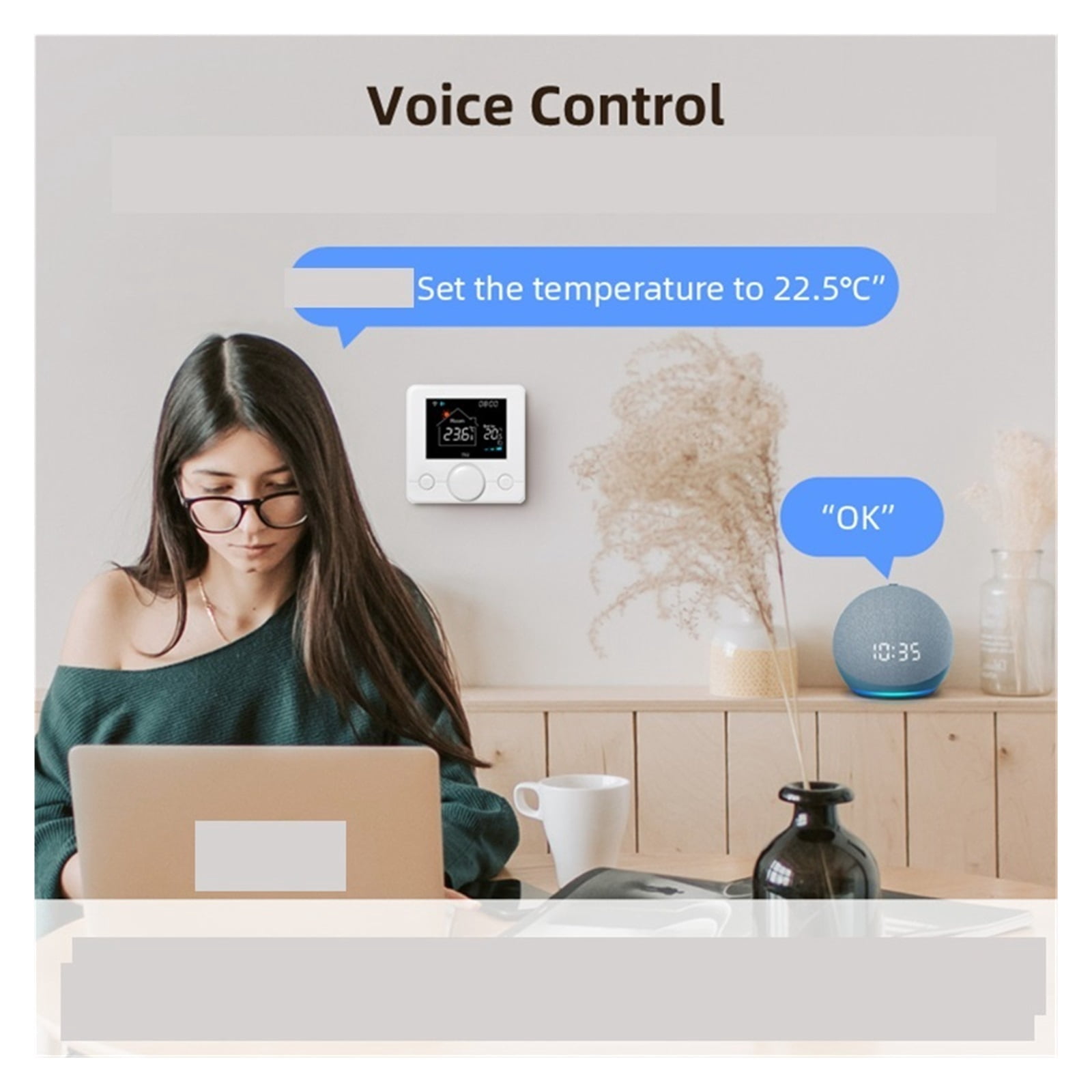 Wireless Thermostat Programmable Temperature Controller For Room Gas Boiler Actuator