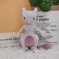 thumbnail image 4 of Peluche de Pokémon Mewtwo, juguetes de anime, Mewtwo verde brillante, peluche de pie, muñeco de colección, regalo divertido de Navidad para niños, 4 of 5