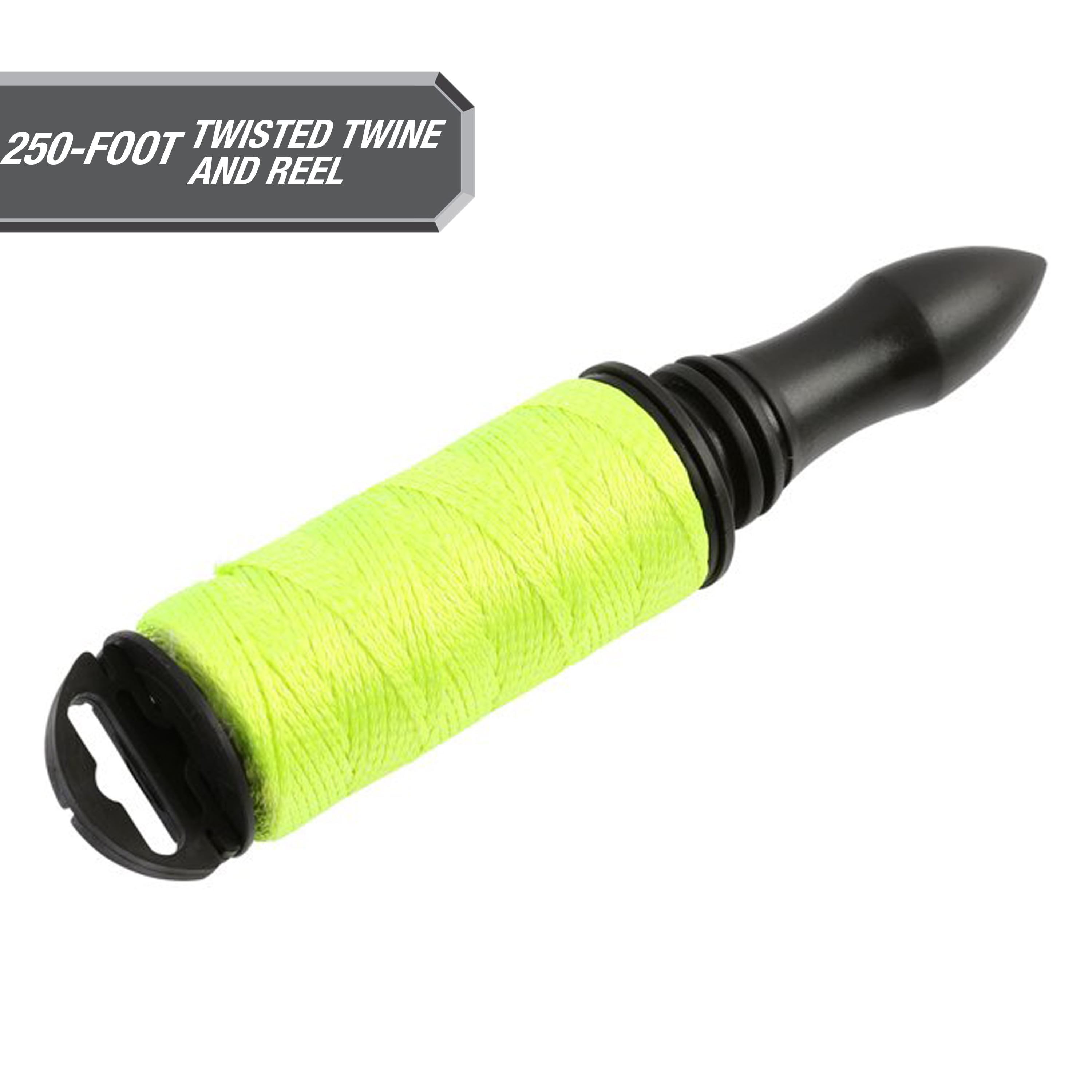 (4 pack) Hyper Tough 250 foot Twisted Polyline Twine on Reusable Reel