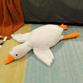 thumbnail image 3 of Weight Goose stuffed Animal 19.7 inches, 1.4 lbs, Weight Goose Plush Pillow, Goose Plush Soft Swan Hugging Pillow, Gift for Anxiety Kids and Friends, 3 of 5