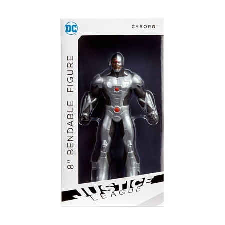 UPC: 0054382039776 | NJ Croce DC Comics – Justice League Cyborg 8 Bendable Figure
