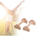 thumbnail image 2 of Push Up Bars Handstand Push Ups de madera Push Up Stand Bar Fitness Yoga Headstand Shelf Pumps Double Rod Pushup Stands Barra de ejercicio Headstand Shelf Barras de calistenia Fokelyi LL-1762, 2 of 7