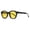 Black Frame Yellow Film, variant on Retro Sunglasses Large Rims with Polarized Lens for Sun Protection Driving and Fishing Fashion Wear Eyes Original