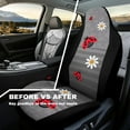 thumbnail image 4 of Yuyamidu 2 Pcs Car Seat Covers Set Cute Ladybug Vehicle Front Seat Protection Daisy Auto Interior Accessories Universal fit Most Car SUV Van Truck, 4 of 7