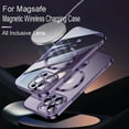 thumbnail image 4 of Fashion Plating Magnetic Soft Case For Magsafe For iPhone 15 14 Plus 13 12 11 Pro Max Wireless Charging Case With Lens Protector, 4 of 7