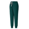 thumbnail image 4 of Chiccall Men’s Scrub Set with 4 Pockets Stretch Short Sleeve V Neck Scrub Top & Elastic Waist Jogger Scrub Pants, 4 of 7