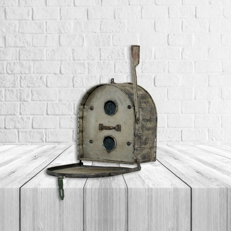 - Mailbox Birdhouse Tin Home Decor Decorative 9.5