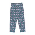thumbnail image 4 of Goofa Tulips Flowers Printed Soft Pajama Pants for Women, Wide Leg Comfy Casual Lounge Yoga Pants-Large, 4 of 9