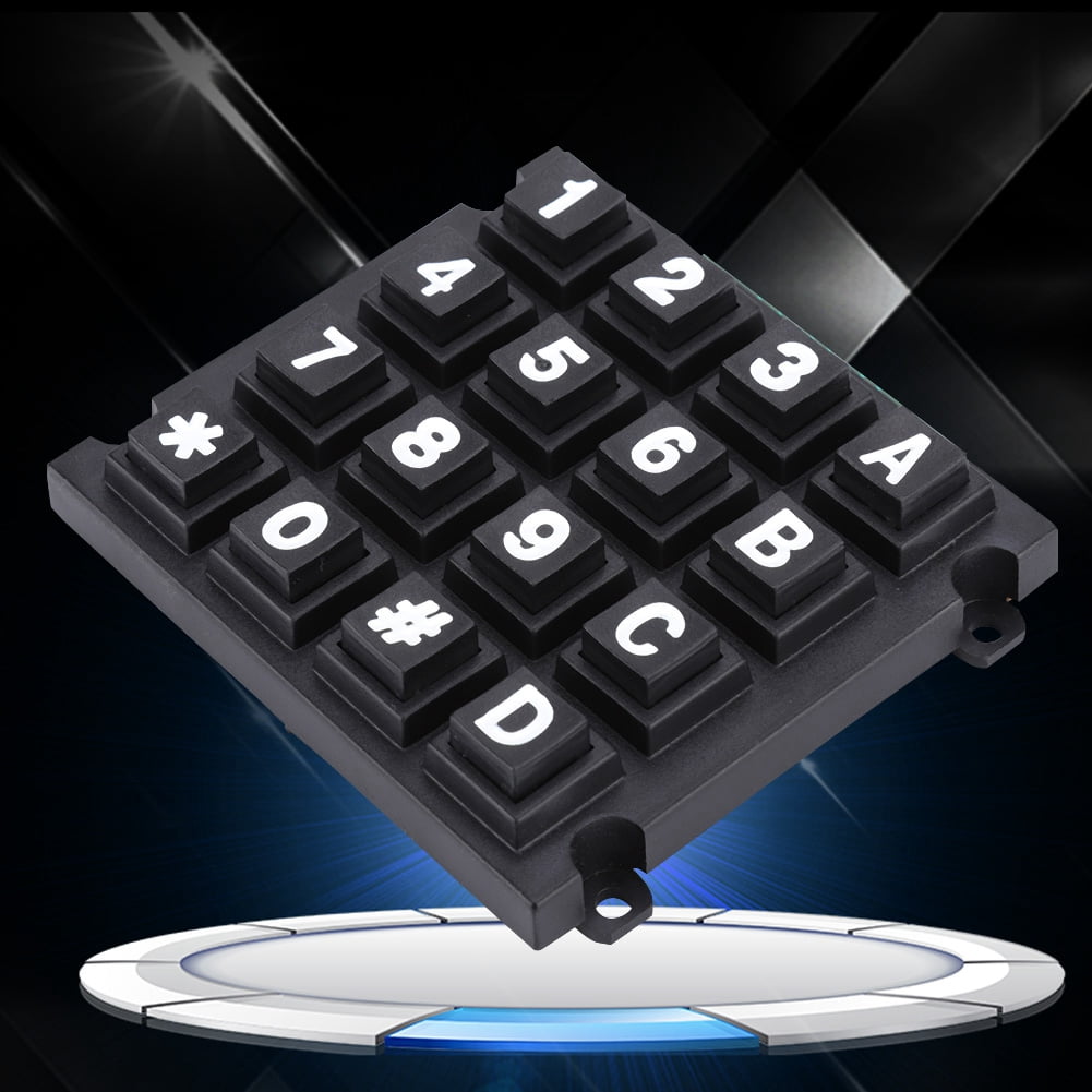 External Keyboard Module, Portable Keyboard Module, 4x4 Push Buttons