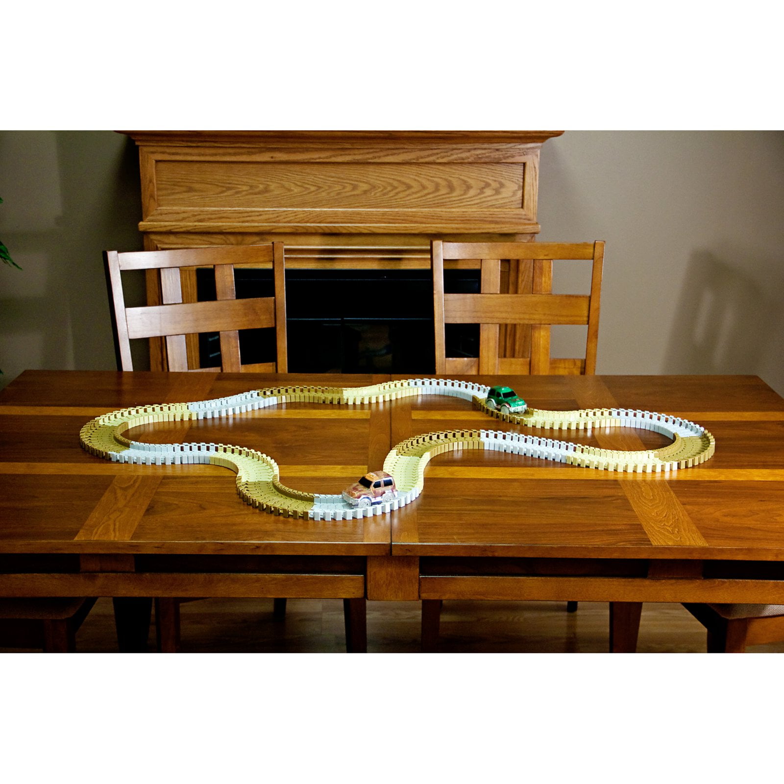Voiture Jouet Orange Flipo Pour Circuit Bend-A-Path Avec Lumières - Neuf