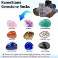 thumbnail image 6 of KomeStone Professional Rock Polisher Tumbler Kit, Extra Large 2.5 lb Barrel, 3-Speed Motor, 9-Day Timer, Includes Rough Gemstones, 4 Polishing Grits, 3 Belts, K1220726000, 6 of 6