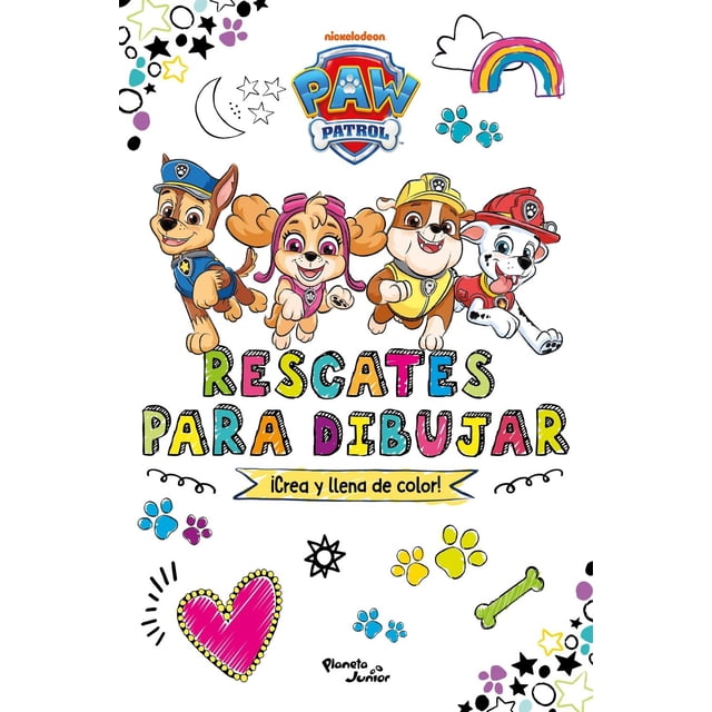 PAW Patrol. Rescates para dibujar Blanco