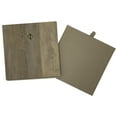 thumbnail image 6 of Mainstays Collapsible Fabric Cube Storage Bins (10.5" x 10.5"), 4 Pack, Rustic Brown Wood, 6 of 6
