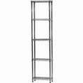 thumbnail image 3 of Shelving Inc. 10"d x 18"w x 96"h Chrome Wire Shelving with 5 Shelves, 3 of 7