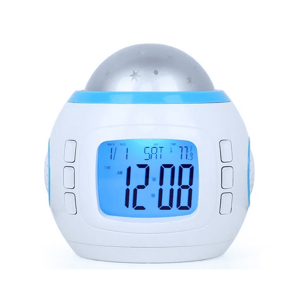 Alarma Reloj Proyector De Estrellas Amazon Reloj Despertador