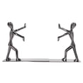 thumbnail image 1 of DEWIN 2Pcs Book Ends, Black Book Holders Human Shape Modern Stylish Special Design Stainless Steel Bookends Decorative, 1 of 8