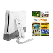 Restored Nintendo Wii Console with Wii Play, 8 MB Data Storage, White