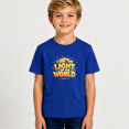thumbnail image 2 of Boys Graphic T Shirt Light Of The World Quote Short Sleeve Tee Faith Bible Theme 100% Cotton Soft Kids Tops 4-13Y, 2 of 5