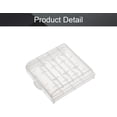 thumbnail image 4 of HUGFEGWE 4 x AA/AAA Battery Storage Case Holder Organizer Box Transparent U2536-19539, 4 of 6