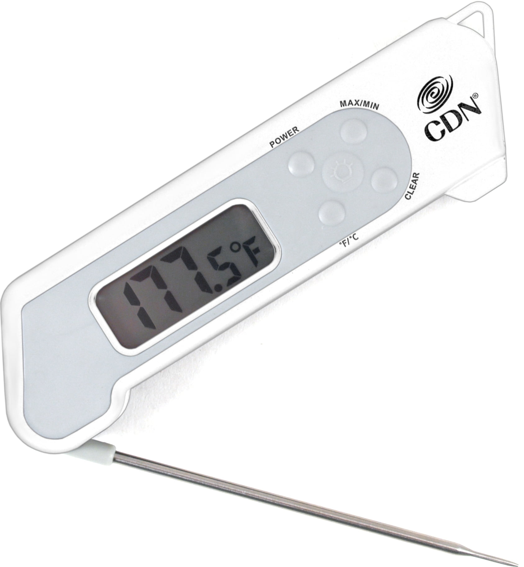 CDN ProAccurate Folding Thermocouple Digital Thermometer Red 