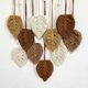 thumbnail image 3 of Cotton Rope Leaves Wall Art Dream Catcher Background Hand Woven Boho Tapestry for Office Wedding Party Decor, 3 of 4