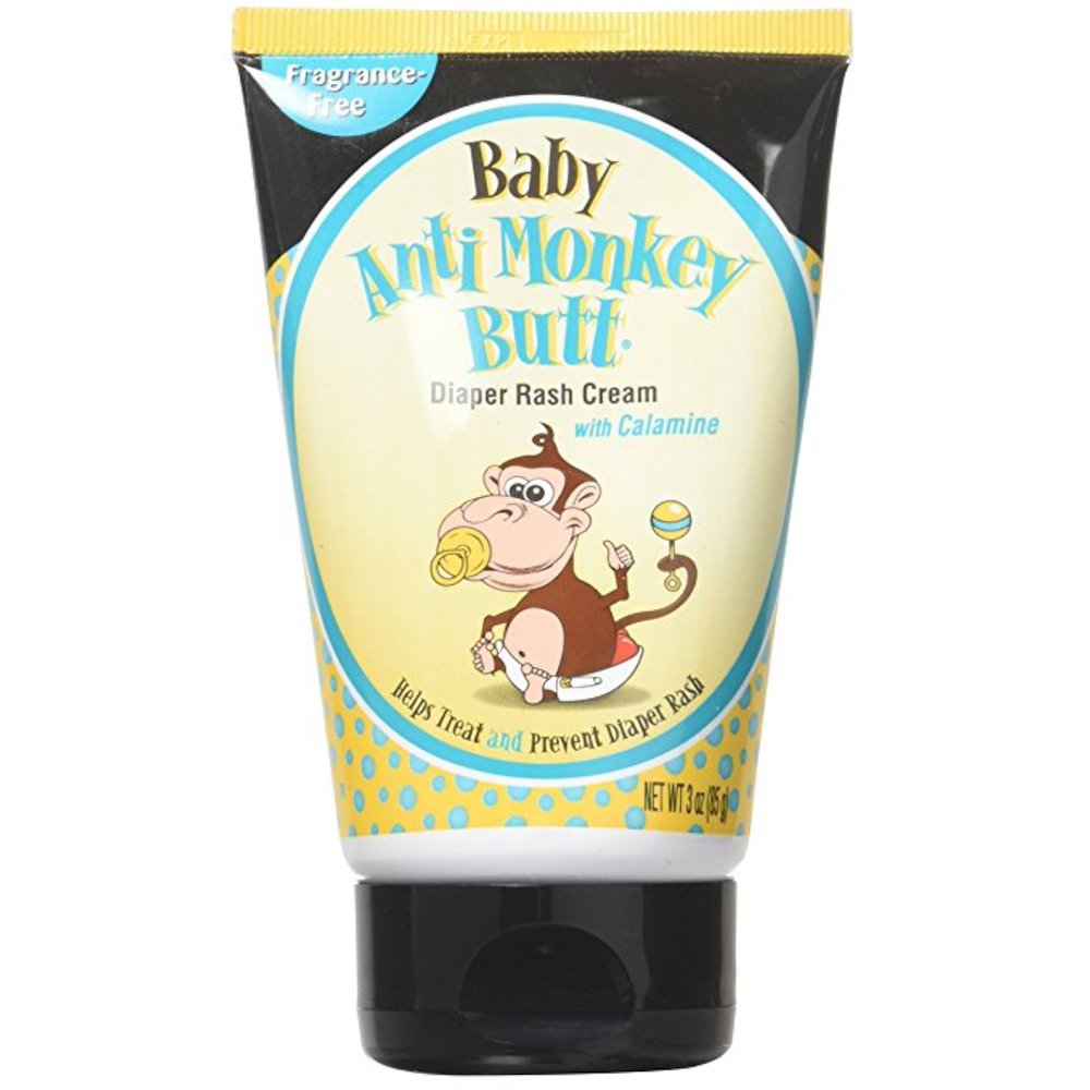 Baby Anti Monkey Butt Diaper Rash Cream w Calamine 3 Oz