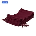 thumbnail image 3 of Velvet Drawstring Bags 5.91x7.87 Inch Gift Bags Jewelry Pouches Burgundy 10Pcs, 3 of 6